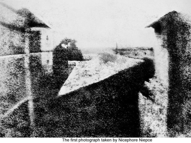 Niepce creates the first permanent image