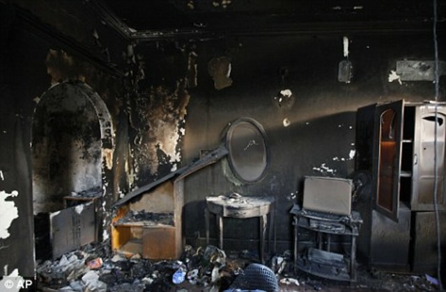 Burned my parents room