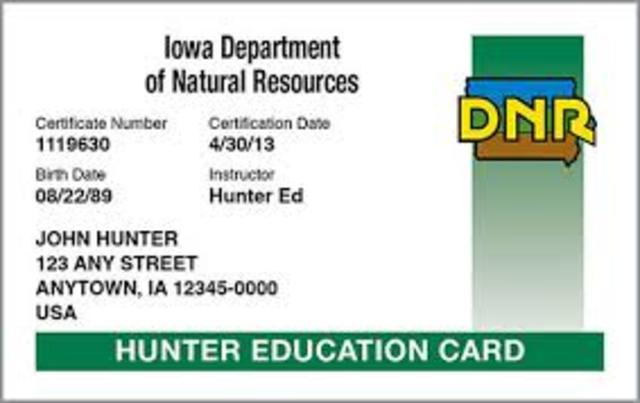 i passed hunter saftey