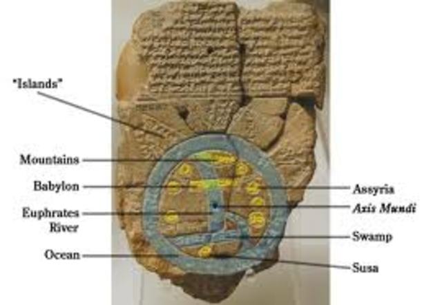 Ancient Maps 600 BC