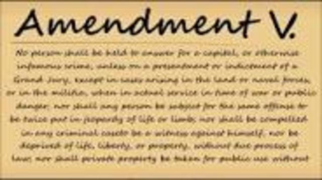 Fifth Amendment
