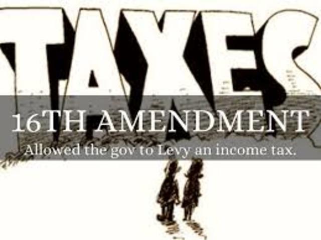 16th amendment adopted