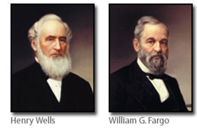 Henry Wells y William Fargo