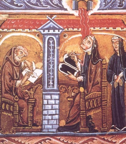 Hildegard of Bingen begins writing