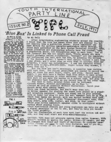 The Youth International Party Line is pioneered