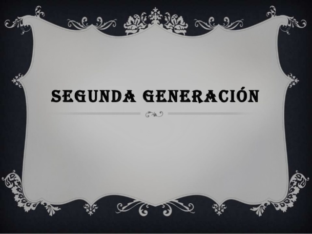 Segunda Generación