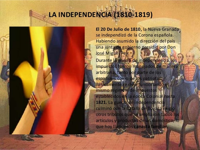 independencia de la nueva granada