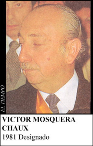 1981 - Víctor Mosquera Chaux - Designado