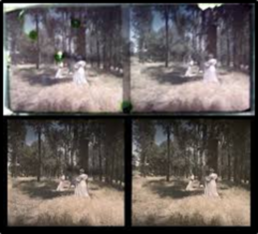 1904 crean el procedimiento de la placa autocroma