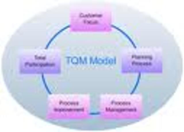 Aparece el término TQM