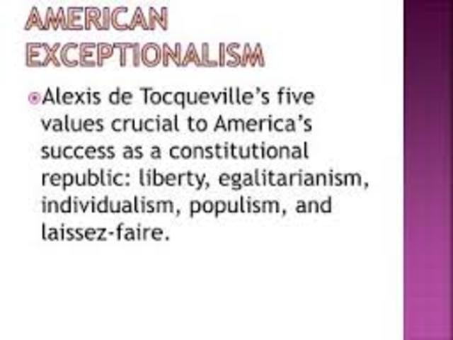 Alexis de Tocqueville and his five principles