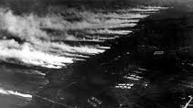 The Germans use Chemical Weapons.