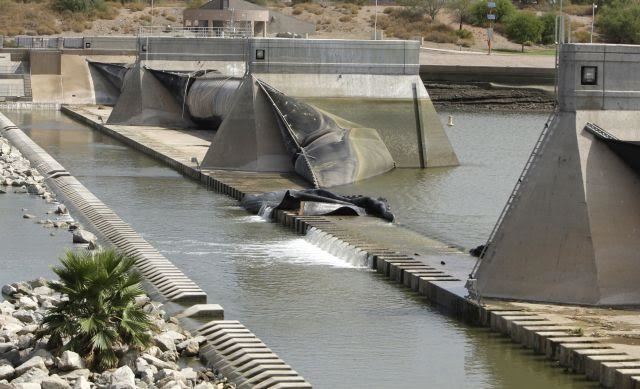 Tempe Town Lake- Dam broke