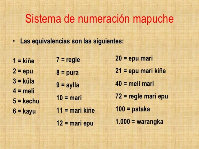 1500 d. C. Sistema Mapúche