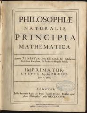 Isaac Newton's Book Published