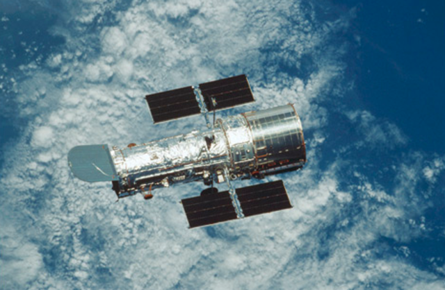 Hubble Telescope was placed into orbit