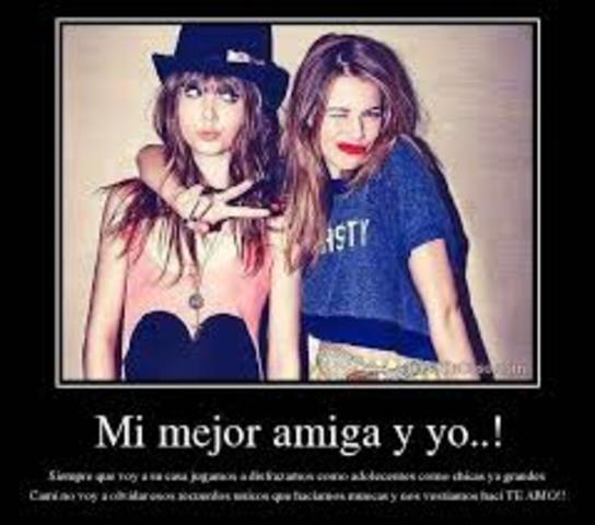 MI AMIGA EN LA SECUNDARIA