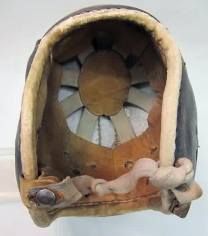 1st time Baseball players wear a protective helmet