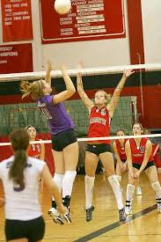HS volleyball.