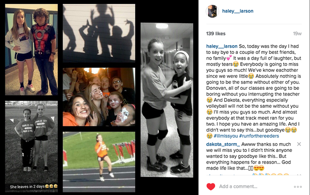 Donovan and Dakota left.