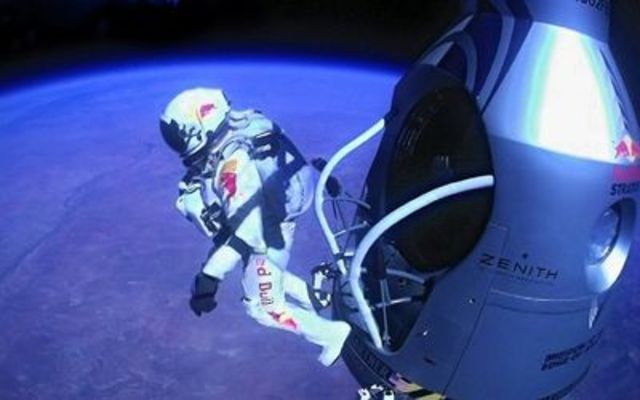 this man jumped from space