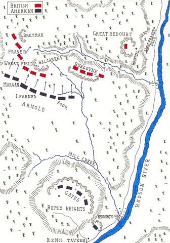 Saratoga (Bemis Heights, the second battle)