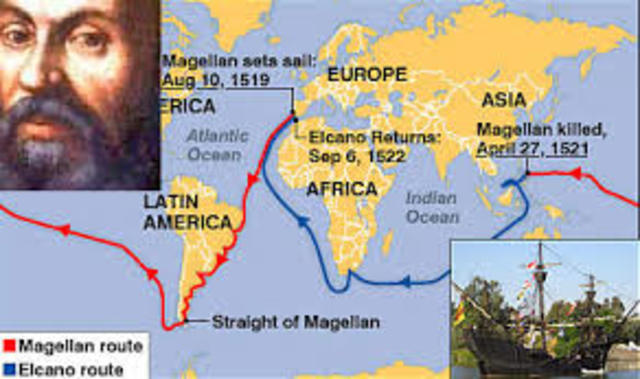 Magellan Starts His "Around The World" Trip