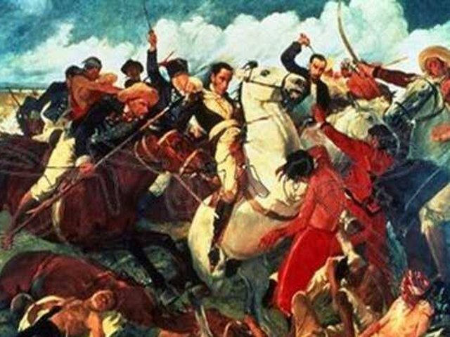 Bolivar ging weer verder met de revolutie