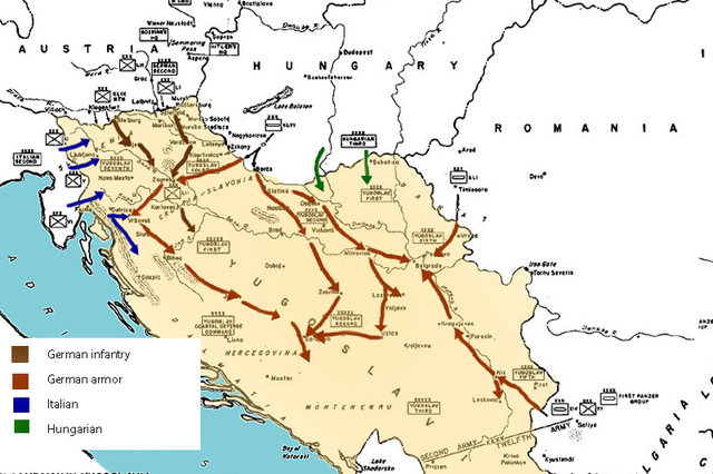 Invasion Yugoslavia y Grecia.