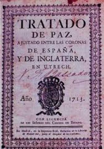 Firma del tratado de Utrecht