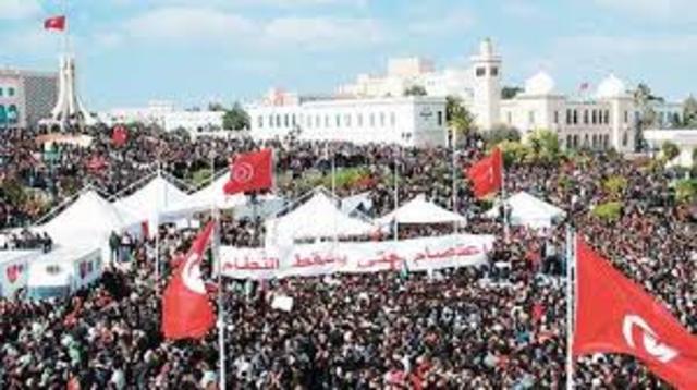Comienzo De La Primavera Arabe En TUNEZ