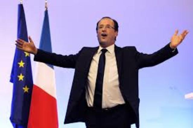 ELECCION DE FRANCOIS HOLLANDE DEL PARTIDO SOCIALISTA COMO NUEVO PRESIDENTE DE FRANCIA