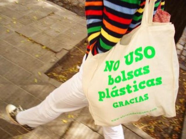5. Utiliza bolsas de telas para ir al supermercado