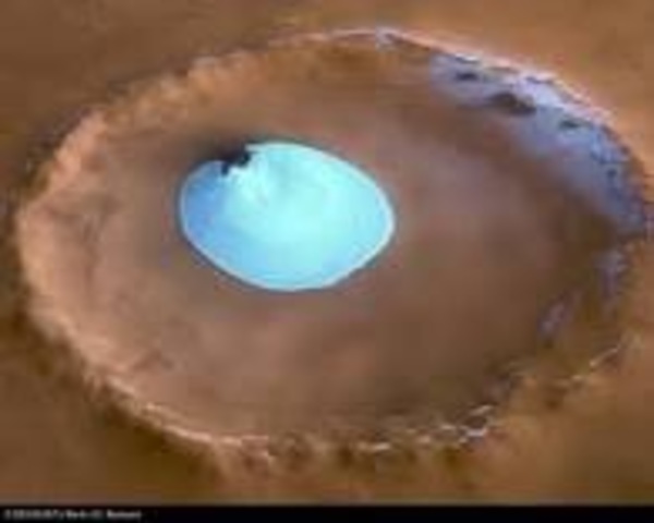 Discovery of Water Frost on Mars
