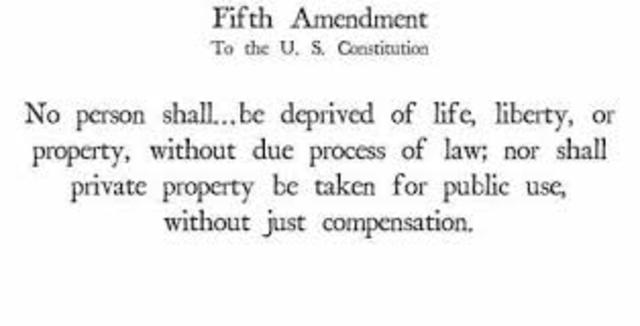 Fifth Amendment