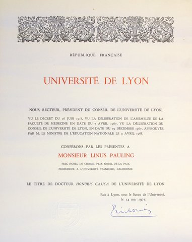 el doctor honoris causa