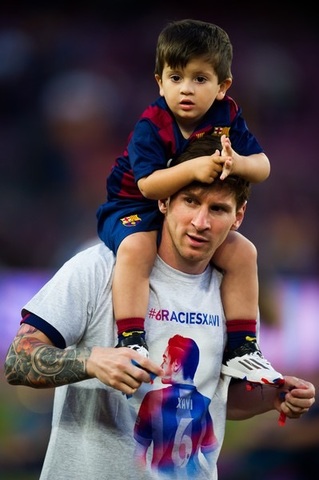 Thiago Messi is born