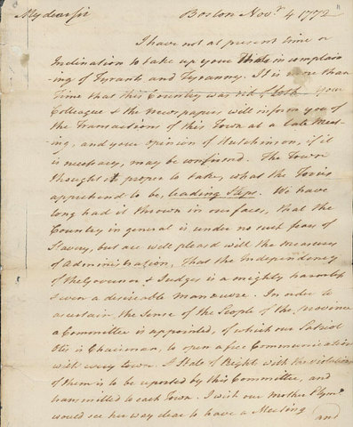 Committee of Correspondence