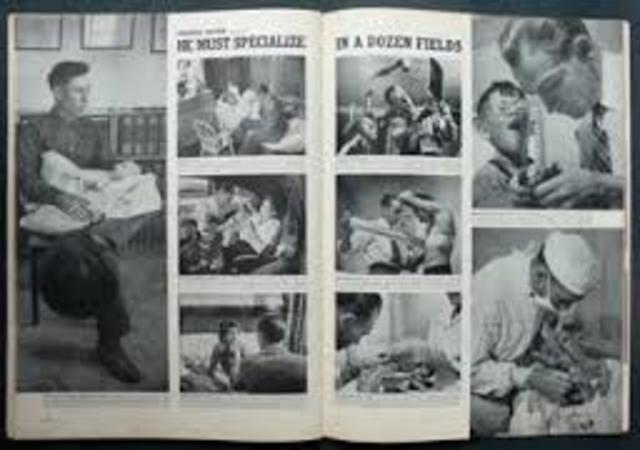 Life Magazine uses photos to tell a story (photo essay)