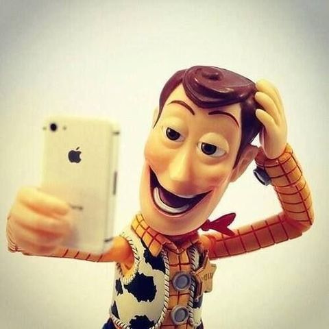 Selfies became popular