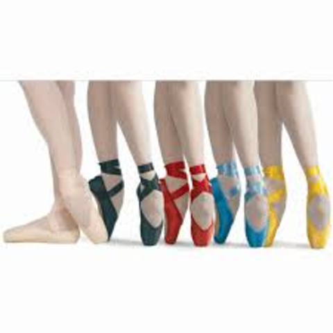 Colored Pointe Shoes