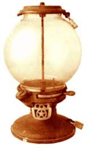 The First Gumball Machine