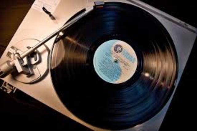 Vinyl records were most popular