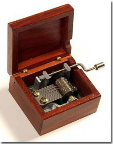 First music box appears