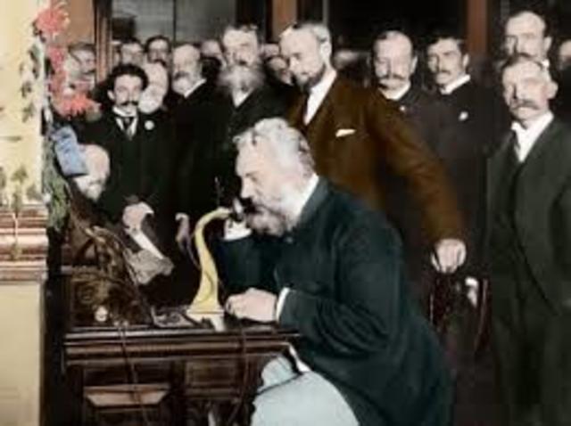 Alexander Graham Bell patents the Telephone