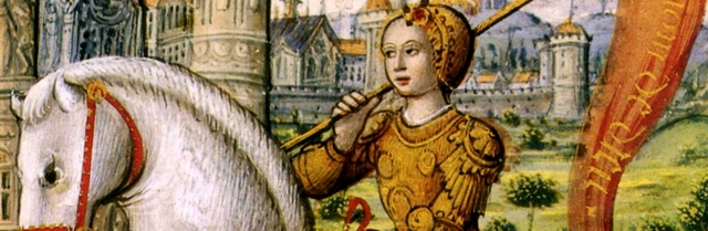 Joan of Arc burned at the stake