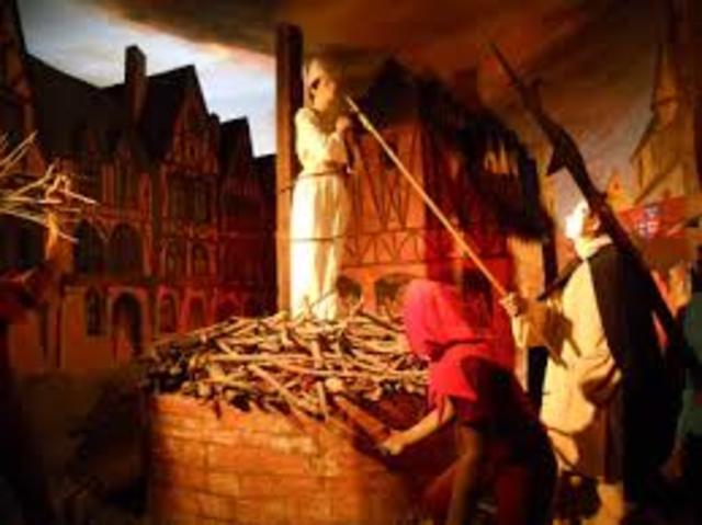 Joan of Arc Burning