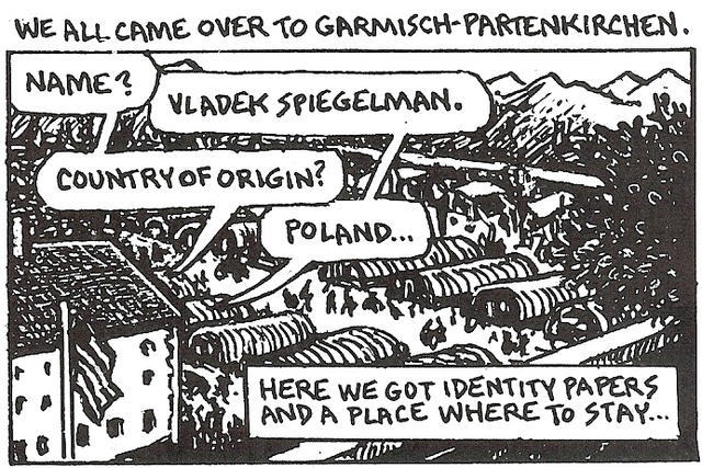 Vladek in U.S. Refugee Camp