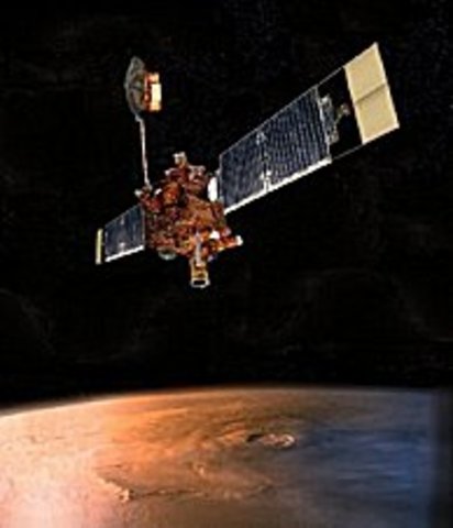 Odyssey Probe orbits Mars