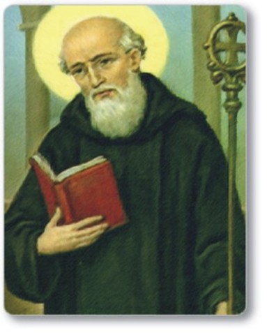 Saint Benedict helped spread Christianity